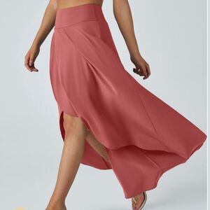 HALARA High Low Coral Maxi Skirt-Worn Once